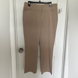 Maurices Tan Dress Pants High-Rise 12 Short